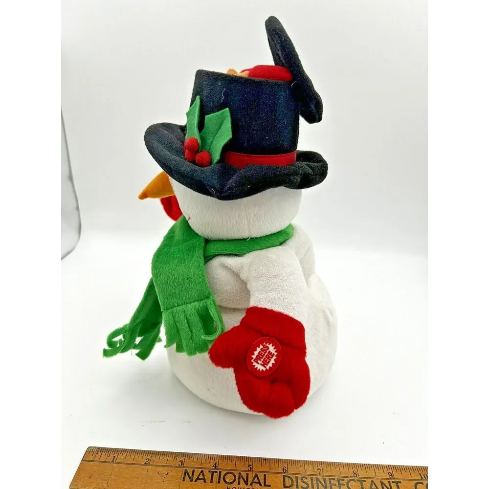 Musical Snowman‎ with Rudolf Pop Up from Hat by Carlton Cards Vintage Tested